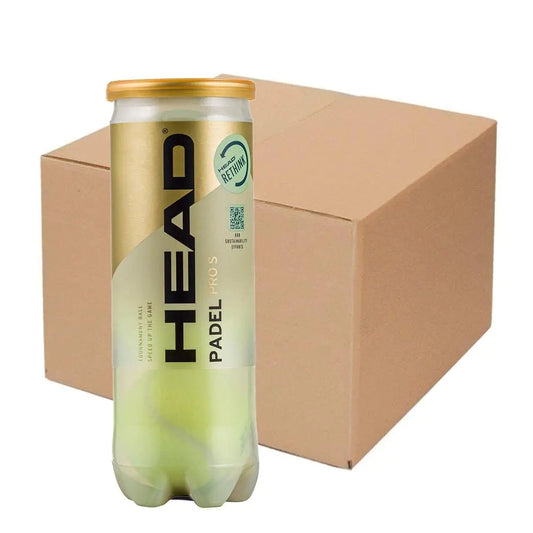 HEAD Pro S Box of 24 Padel Balls Youth Unisex Yellow M