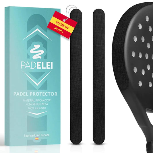 Padel Frame Protector - Black Padel Racket Protector (2-Pack) - Padel Accesories - Racket Protector - Easy to Replace - Designed and Made in Spain - Dimensions 370 x 35 mm